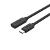 Kabel USB C Unitek C14086BK Svart 50 cm