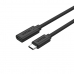 Kaapeli USB C Unitek C14086BK-1.5M 1,5 m Musta