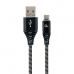 Câble Micro USB 2.0 B vers USB C GEMBIRD CC-USB2B-AMCM-2M-BW Noir 2 m