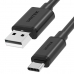 USB A till USB C Kabel Unitek Y-C481BK Vit 50 cm