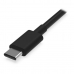 USB A uz USB C Kabelis Krux KRX0054 Melns 1,2 m