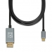 USB C DisplayPort Adapter Ibox ITVCDP4K Fekete 1,8 m