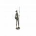 Figura Decorativa DKD Home Decor Don Quijote Marrón Beige Resina 12 x 11 x 51 cm