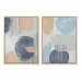 Maleri DKD Home Decor Sixties Abstrakt 60 x 4 x 80 cm (2 enheder)