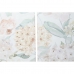 Glezna DKD Home Decor Цветы 55 x 3 x 135 cm Shabby Chic (3 Daudzums)