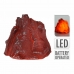 Dekoratív Figura LED Fény Vulkáni kő 12 x 11 cm