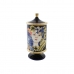 Vase DKD Home Decor Ansigt Porcelæn Blå 11 x 11 x 25 cm Multifarvet