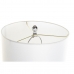 Lampa stołowa DKD Home Decor Biały Poliester Metal Marmur 220 V 50 W (33 x 33 x 65 cm)