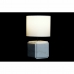 Galda lampa DKD Home Decor Balts Poliesters Metāls Marmors 220 V Bronza 50 W (20 x 20 x 34 cm)