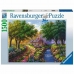 Puzzle Ravensburger 17109 Cottage By The River 1500 Pezzi