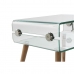 Noční stolek DKD Home Decor Sklo bukové dřevo (55 x 40 x 55 cm)