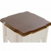 Σετ με 2 τραπέζια DKD Home Decor Λευκό Καφέ 35 x 35 x 80 cm