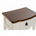 Table d'appoint DKD Home Decor Blanc Marron Multicouleur 48 x 34 x 67,5 cm