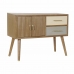 Tv-meubel DKD Home Decor Grijs Crème Metaal Paulownia hout (90 x 34 x 66.5 cm)
