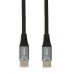 Cable USB C Ibox IKUTC2B Black 2 m