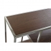 konzole DKD Home Decor 190 x 40 x 96 cm Stříbřitý Ocel Plastické Dřevo MDF