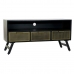 TV-mööbel DKD Home Decor Must Metall Kuldne (125 x 41 x 62 cm)