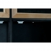 Armario DKD Home Decor Negro Madera Metal Cristal (80 x 35 x 180 cm)