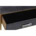 Bench DKD Home Decor 8424001851096 Grey Multicolour Golden Metal 100 x 48 x 48 cm