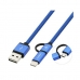 Cablu USB la Micro USB și USB C CoolBox COO-CAB-U2MC