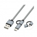 Câble USB vers Micro USB et USB C CoolBox COO-CAB-U2MC