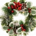 Vánoční koruna PVC Vícebarevný 30 x 30 x 10 cm