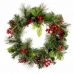 Vianočná koruna PVC Viacfarebná Kov 40 x 40 x 10 cm