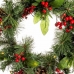 Vánoční koruna PVC Vícebarevný Kov 40 x 40 x 10 cm
