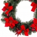 Vianočná koruna Červená zelená Plastické 40 cm