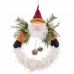 Bożonarodzeniowa korona Święty Mikołaj Wielokolorowy Pióra Plastikowy 40 x 35 x 8 cm