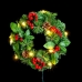 Vianočná koruna PVC Pisana Kovina 30 x 30 x 10 cm