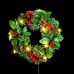 Vianočná koruna PVC Viacfarebná Kov 30 x 30 x 10 cm