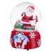 Χριστουγεννιάτικη μπάλα Πολύχρωμο Κρυστάλλινο Πολυρεσσίνη Άη Βασίλης 10,5 x 10,5 x 14,8 cm