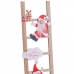 Christmas bauble Multicolour Wood Staircase Father Christmas 17 x 1,8 x 60 cm