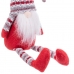 Ziemassvētku Nieciņš Sarkans Daudzkrāsains Smiltis Audums 60 cm