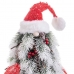 Karácsonyfa Fehér Piros Zöld Műanyag Polyfoam Szövet 21 x 21 x 45 cm