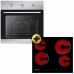 Combinatie van Oven en Vitro-keramische Kookplaat Infiniton Home Kit HV-V4O6 2200 W