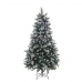 Árbol de Navidad Blanco Rojo Verde Natural PVC Metal Polietileno Plástico 180 cm