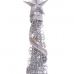 Ornament de Crăciun Argintiu Metal Conic 10 x 10 x 50 cm