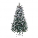 Christmas Tree White Red Green PVC Metal Polyethylene Snowfall 210 cm