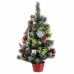 Коледно дърво Червен Многоцветен Пластмаса Ананаси 60 cm