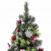 Weihnachtsbaum Rot Bunt Kunststoff Ananas 60 cm