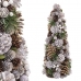 Árbol de Navidad Blanco Dorado Plástico Foam Piñas 19 x 19 x 48,5 cm