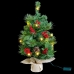 Weihnachtsbaum Bunt PVC Metall 30 x 30 x 60 cm