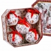 Bombki świąteczne Wielokolorowy Papier Polyfoam zwierzęta 7,5 x 7,5 x 7,5 cm (5 Sztuk)