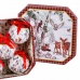 Christmas Baubles Multicolour Paper Polyfoam animals 7,5 x 7,5 x 7,5 cm (5 Units)
