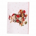 Weihnachtsbaumkugeln Rot Bunt Papier Polyfoam 7,5 x 7,5 x 7,5 cm (6 Stück)