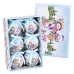 Boules de Noël Multicouleur Polyfoam Bonhomme de Neige 7,5 x 7,5 x 7,5 cm (6 Unités)