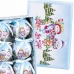 Ёлочные шарики Разноцветный Polyfoam Кукла-белоснежка 7,5 x 7,5 x 7,5 cm (6 штук)