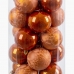 Bolas de Navidad Cobre Plástico 6 x 6 x 6 cm (20 Unidades)